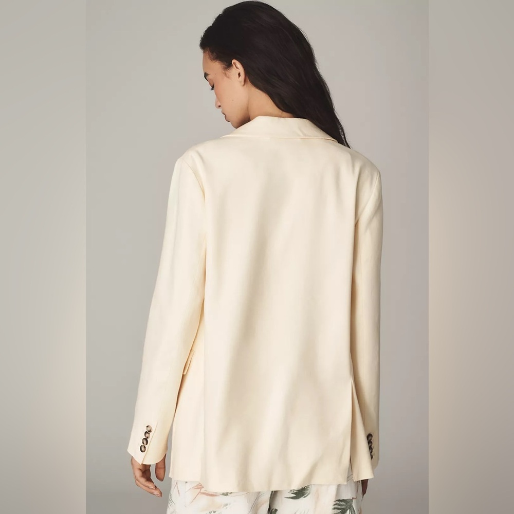 Anthropologie Tessie Blazer by Maeve: Linen Edition - Picture 4 of 12